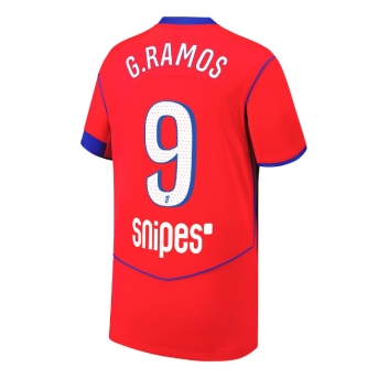 Billige Fotballdrakt Paris Saint-Germain Goncalo Ramos #9 Replika Tredjedrakt 2025-26 Kortermet